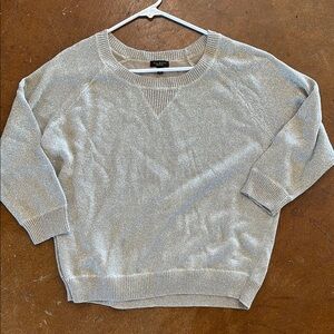 Silver Metallic Sweater
